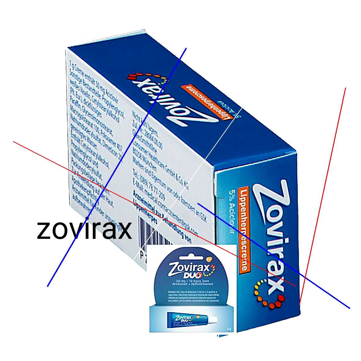 Zovirax creme 2g prix